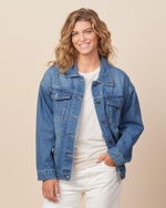 EZ612 Enza® 61279 Adult Denim Jacket