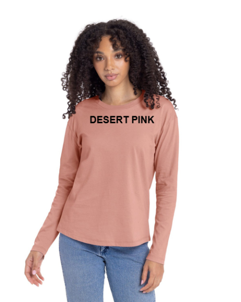 NL3911 Next Level Apparel® 3911 Womens Relaxed Long Sleeve T-Shirt