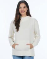 UA140 U.S. Apparel YFL1140 Women's Vintage Fleece Crossover Hoodie