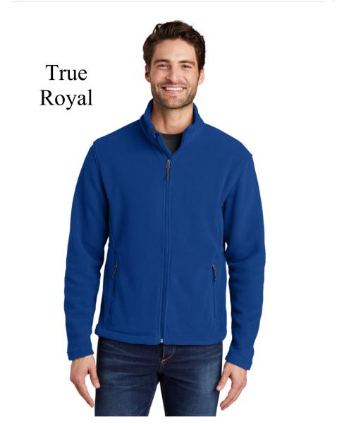 F 217 PORT AUTHORITY VALUE MEN'S FLEECE JACKET THIS ITEM WILL BE EMBROIDERED